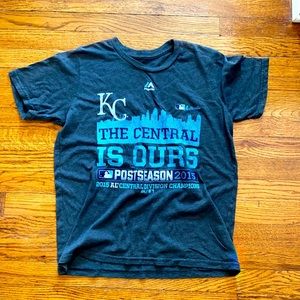 Vintage KC 2015 AL Central champs tee size M